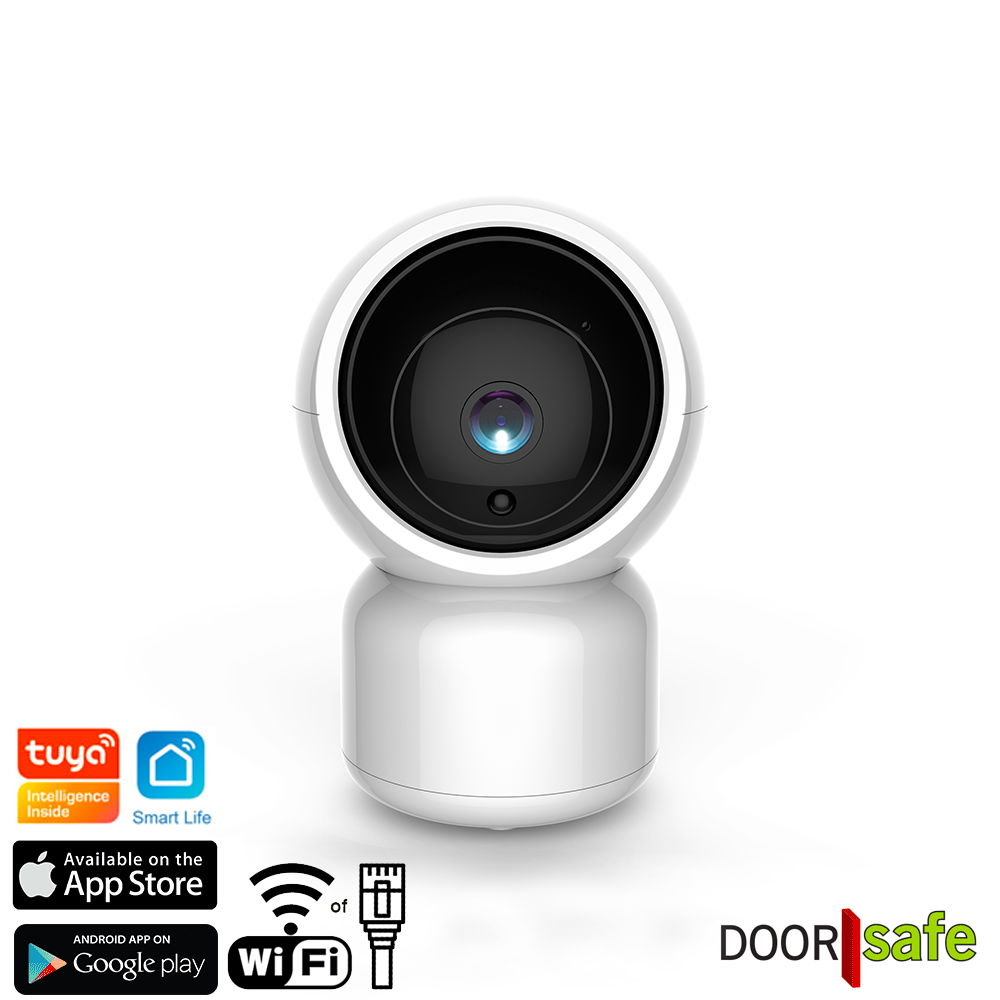 Te voet Conclusie Cokes DS3122 | Beveiligingscamera | WiFi & Netwerkkabel | draaibaar | voor binnen  - Doorsafe Belgïe
