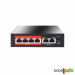 DS4986 | POE switch | Fast Ethernet (10/100 Mbps) | POE IEEE 802.3af | 52W | 4 x POE poort | 2 x Uplinkpoort
