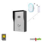 DS1001 CALLMIBELL | 4G/2G GSM deurbel intercom / parlofoon | SIM kaart nodig | inbouw of opbouw |  Belt je op als iemand aanbelt | Met draadloze gong