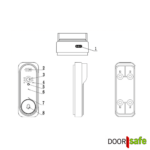 13 DS4140 draadloze camera deurbel