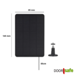 2 DS4700 draadloze camera deurbel met zonnepaneel_