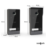 2 DS7900 _ HD 4G video deurbel met camera _ heeft micro SIM-kaart met data nodig _ met of zonder regenkap _ met Keypad & RFID MiFare Chipreader_