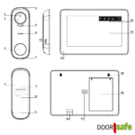 9 DS4700 draadloze camera deurbel met zonnepaneel_