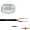 DS4946 _ Siamese coax kabel _ 4 draadskabel- coax kabel (kern & mantel) + 2 draden – 60 meter